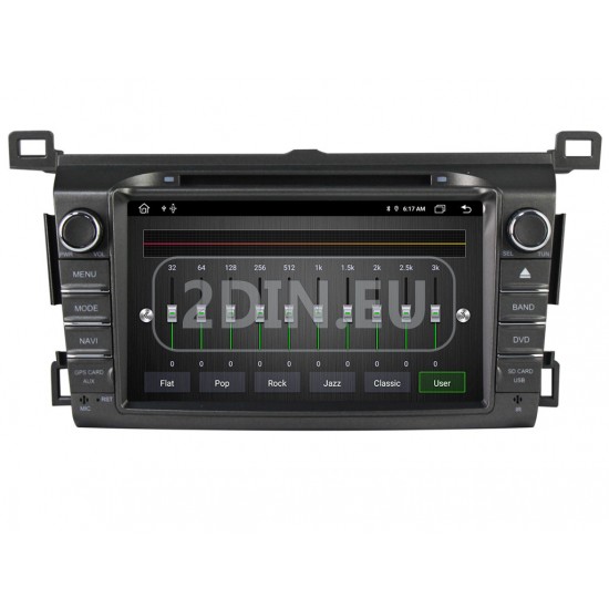 TOYOTA RAV4 - МУЛТИМЕДИЯ / НАВИГАЦИЯ ANDROID CPU:8-CORE, RAM:4GB DVD + CARPLAY + DSP + SIM